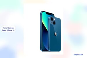 Ficha técnica Apple iPhone 13