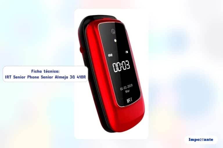 IRT Senior Phone Senior Almeja 3G 410R
