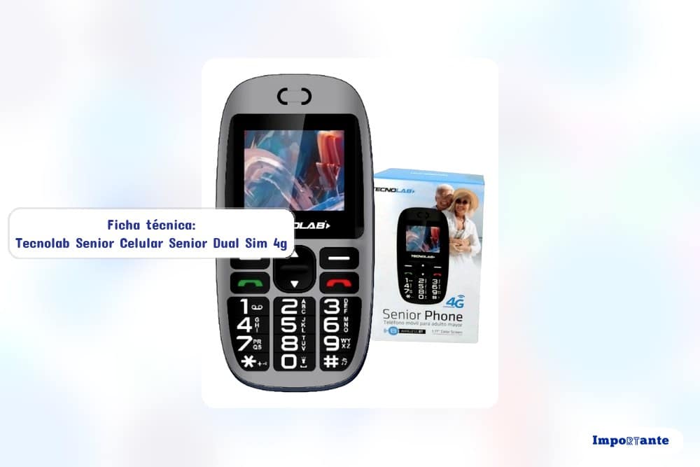 Tecnolab Senior Celular Senior Dual Sim 4g Tecnolab Senior Celular Senior Dual Sim 4g